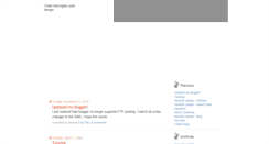 Desktop Screenshot of blog.harringtonwebdesign.com